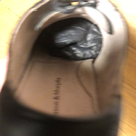 Johnston & Murphy Black Oxford leather Uptown shoes, size 11